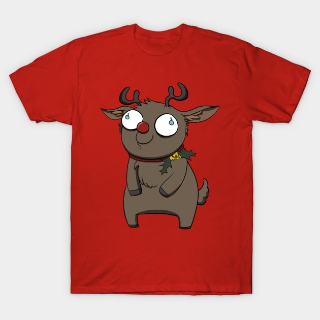 Red Nosed T-Shirt by Fool King Media